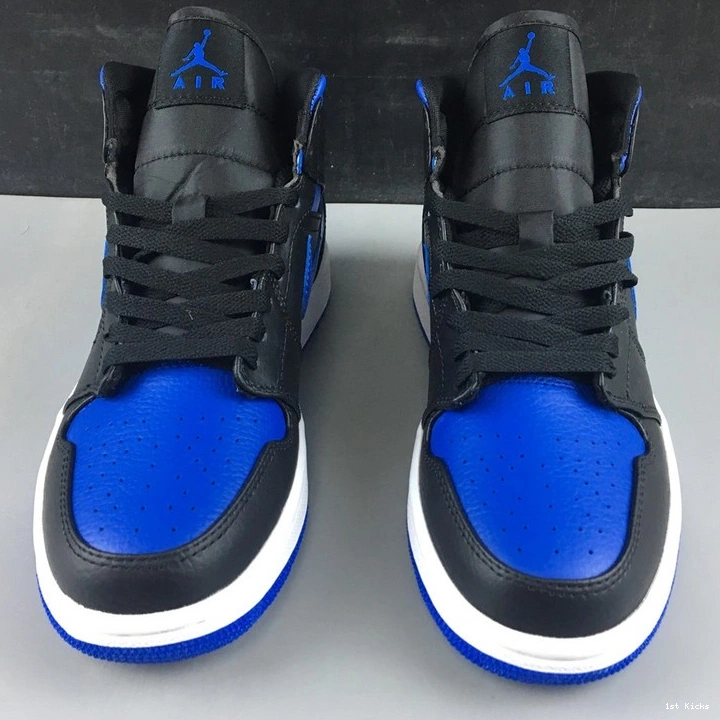 Royal Black Air Jordan Blue Mid 554724-068 1 1023